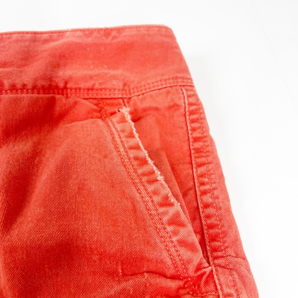 American Eagle Womens Orange Chino Shorts Size 8 - Picture 5 of 12